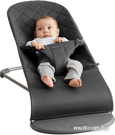 Шезлонг BabyBjorn Bouncer Bliss (антрацит)