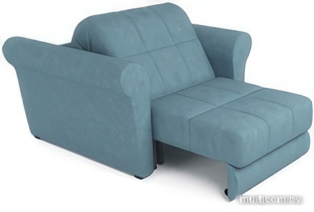 Кресло-кровать Мебель-АРС Гранд (велюр, голубой Luna 089)