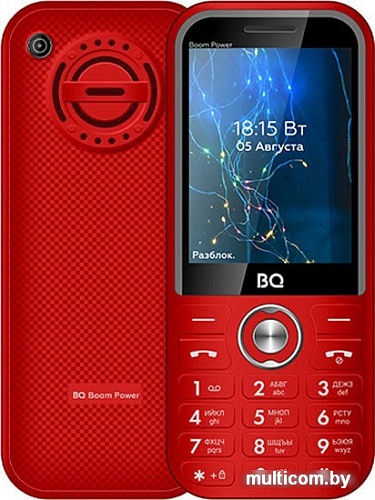 Мобильный телефон BQ-Mobile BQ-2826 Boom Power (красный)