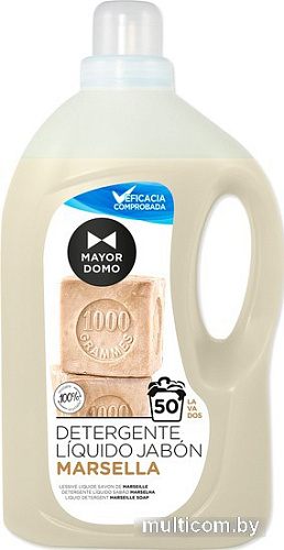 Гель для стирки Mayordomo Марсельское мыло Liquid Detergent Marseille Soap 3 л