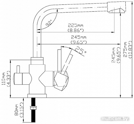 Смеситель Seaman Eco Koblenz SSN-2139A
