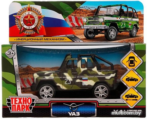 Внедорожник Технопарк Uaz Hunter Beach HUNTERBCH-12MIL-GN