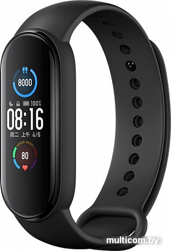 Фитнес-браслет Xiaomi Mi Band 5 без NFC (черный, китайская версия)