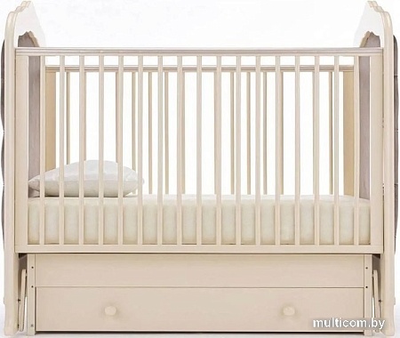 Классическая детская кроватка Nuovita Fulgore Swing (слоновая кость)