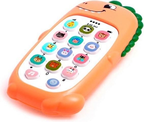 Развивающая игрушка Zabiaka Милый дракончик 7319090 (оранжевый)