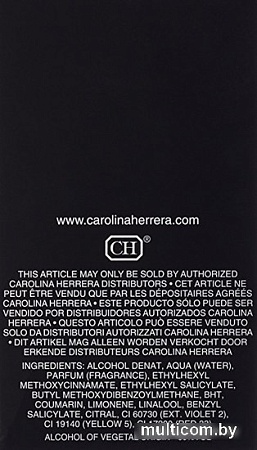 Carolina Herrera 212 VIP Men EdT (50 мл)