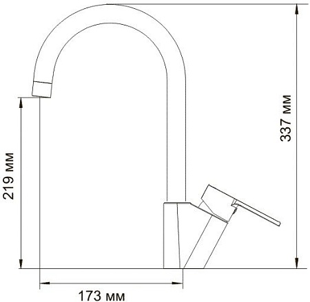 Смеситель Wasserkraft Ammer 3707