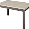 Кухонный стол Senira Кастусь 110-145x70 (дуб выбеленный/венге)