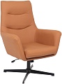 Офисное кресло AksHome Hudson (экокожа, охра PU-17/черный)