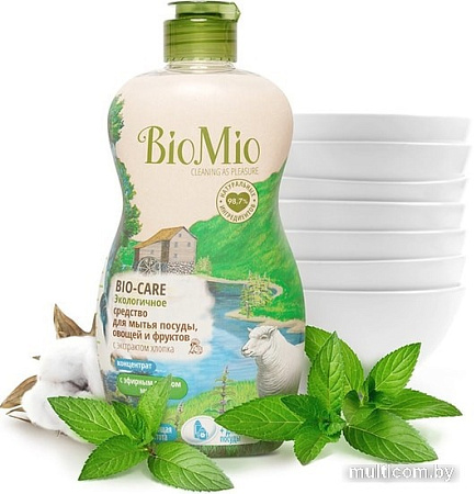 Средство для мытья посуды BioMio Bio-Care Мята 450 мл