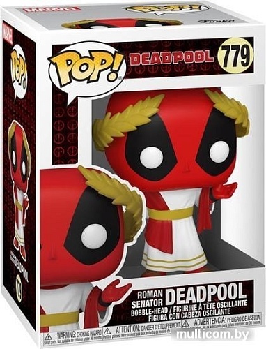 Фигурка Funko POP! Bobble Marvel Deadpool 30th Roman Senator Deadpool 54657