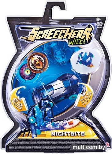 Трансформер Screechers Wild Машинка-трансформер Найтбайт л1