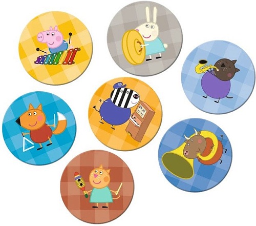 Развивающая игра Trefl Мемо. Свинка Пеппа 01893 (36 эл)