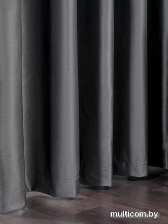 Комплект штор Soft Lines Бархат 9138-27 2.5x2.4 м (серый, 2 шт)