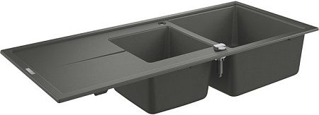 Кухонная мойка Grohe K400 80-C 116/50 1.5 31643AT0 (серый гранит)