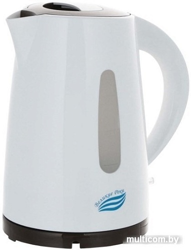 Электрочайник Великие Реки Томь-1 (белый/коричневый)