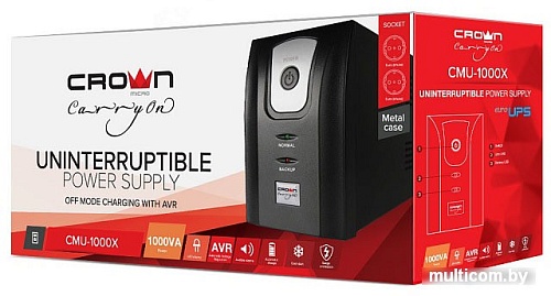 Источник бесперебойного питания CrownMicro CMU-1000X