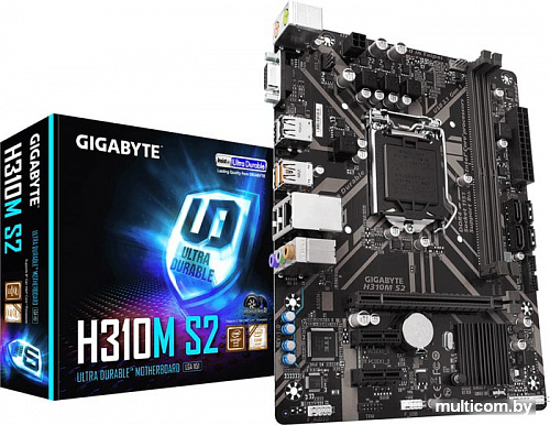 Материнская плата Gigabyte H310M S2 (rev. 1.0)