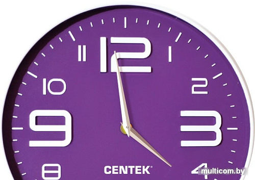 Настенные часы CENTEK СТ-7101 (фиолетовый)