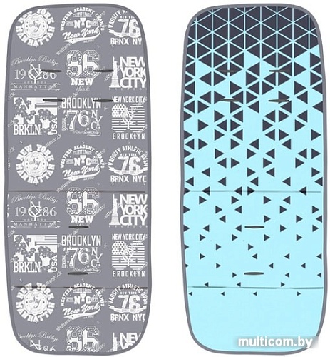 Универсальная коляска Lorelli Aster (2 в 1, серый/бирюзовый)