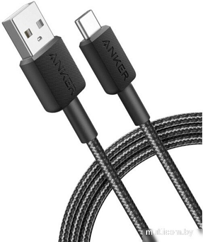 Кабель Anker USB Type-A - USB Type-C A81H6G11 (1.8 м, черный)
