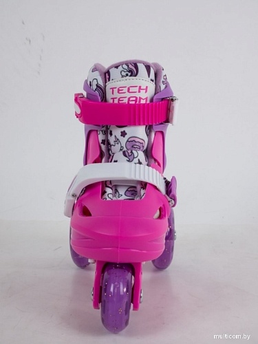 Роликовые коньки Tech Team Bloom (р.31-35, розовый)