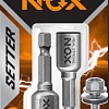 Набор головок слесарных Nox Corebit 558102.21.2 (4x2 шт)