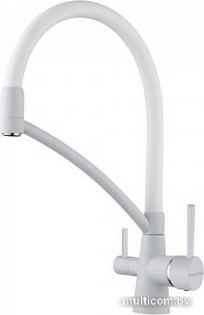 Смеситель Paulmark Siegen Si213111-431TW (белый матовый)