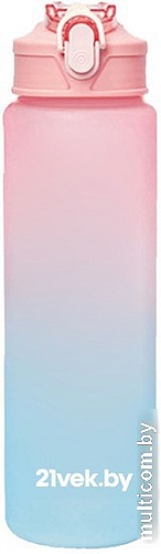 Бутылка для воды 21vek 8019902 800мл (розовый градиент)