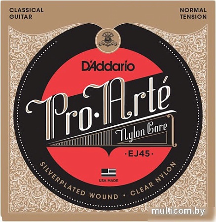 Струны для гитары D'Addario EJ45