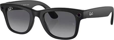Умные очки Ray-Ban Meta Wayfarer RW4006 (черный матовый/графит)