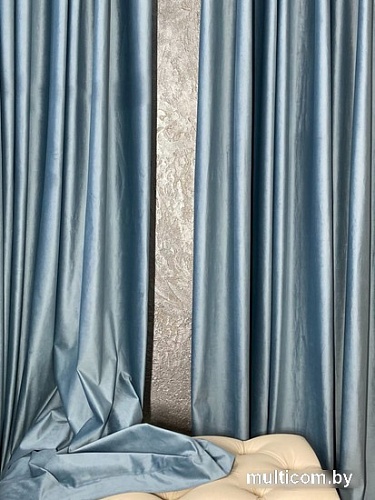 Комплект штор Ника Зварико 7300270/2 3.0x2.7 м (серый/голубой/индиго 24)