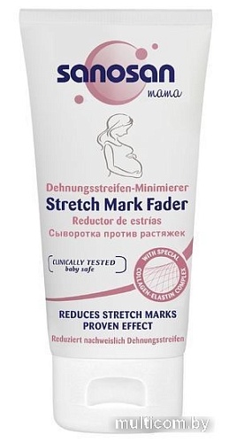 Косметика по уходу за телом Sanosan Mama Сыворотка против растяжек 75 мл