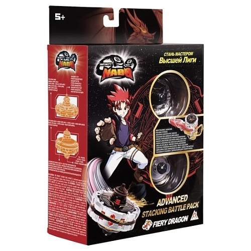 Волчок Infinity Nado Стакинг Адвансд Fiery Dragon 38775