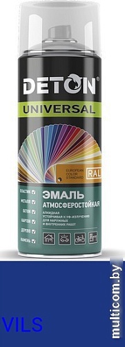Эмаль Deton Universal Алкидная атмосферостойкая RAL 5010 0.52 л (синий)