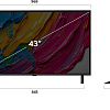 Телевизор LG AI QNED80 43QNED80A6A