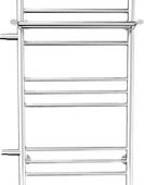 Полотенцесушитель Ростела Свирель+ V боковое подключение 1" 80 см