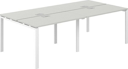 Norden 240х123.8х75 SG.251.SH.63.WH (белый/серый бархат)