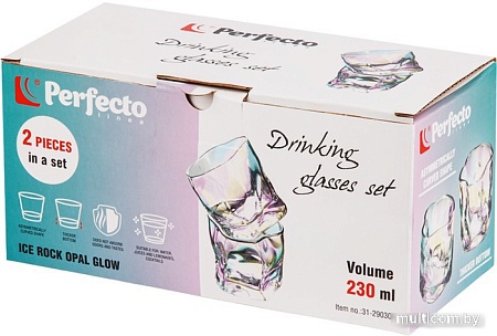 Набор стаканов для воды и напитков Perfecto Linea Ice Rock Opal Glow 31-290300