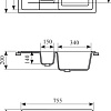 Кухонная мойка Gran-Stone GS-21K (331 белый)