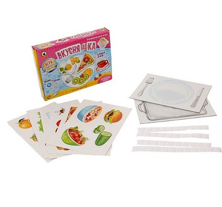Развивающая игра Русский стиль Игра на липучках. Вкусняшка 03273
