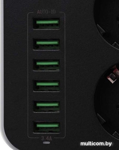 Сетевой фильтр ArtStyle CL-3631B (черный)