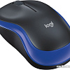 Мышь Logitech M186 (черный/синий)