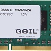 Оперативная память GeIL 8GB DDR3 SO-DIMM PC3-10600 GGS38GB1333C9SC