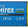 Батарейки Mirex LR14 C Алкалайн 2 шт 23702-LR14-E2