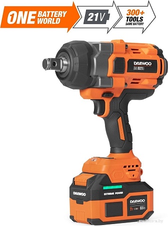 Гайковерт Daewoo Power DAX 8021Li Set (с 1-им АКБ, кейс)