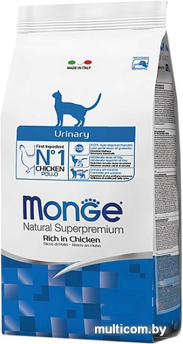 Корм для кошек Monge Urinary Rich in Chicken 10 кг