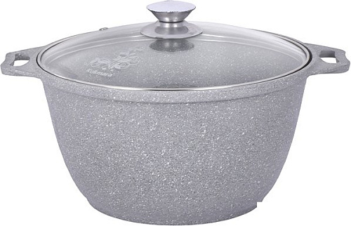 Кастрюля Kukmara кмс42а (светлый мрамор)