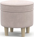 Пуфик Нижегородмебель Лора ТП 330 (ультра роуз пудровый)