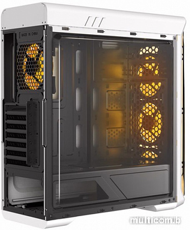 Корпус GameMax StarLight (белый, голубая подсветка)